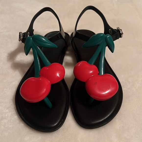 MEL Mini Melissa cherry sandals kids  Size 12 - Picture 4 of 4